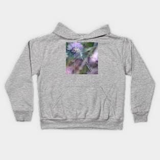 Lavender dragonfly Kids Hoodie